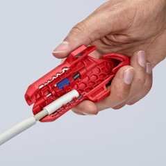 KNIPEX ErgoStrip Stripping Tool - Precision and Comfort for Effortless Wire Stripping (4003773079927)